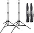 EMART 7 Ft Light Stand for Photography, Portable Tripod Stand, 2 Pack with Carry Case for Speedlight
