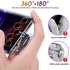 Shop 540° Rotating Magnetic Charging Cable 4 Pack (3/3/6/6ft) - 2.4A Fast Charge for iPhone, Samsung, Android & More!