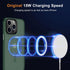MOCCA Slim Shockproof Case for iPhone 13 Pro Max 6.7", Midnight Green, with MagSafe, Glass Screen & Camera Lens