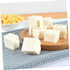 8pcs Totority Simulated Tofu Cube Models Artificial Tofu Realistic Food Decor for Display