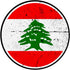 Lebanon Heartbeat Proud Lebanese Flag PopSockets Swappable PopGrip