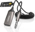 UGREEN Aux to Bluetooth 6.0 Car Adapter with LDAC, 3.5mm Aux Adapter Built-in
