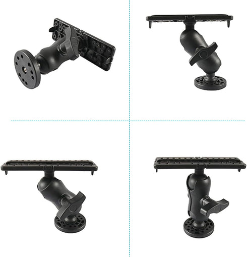 Fish Finder Mount Base, Universal 360 Degree Swivel Mounting Plate