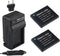 Newmowa NB-11L/NB-11LH Replacement Battery and Charger Kit (2-Pack) for Canon PowerShot A2300 IS, A2400 IS, A2500,
