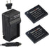 Newmowa NB-11L/NB-11LH Replacement Battery and Charger Kit (2-Pack) for Canon PowerShot A2300 IS, A2400 IS, A2500,