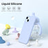 ORNARTO 15 6.7", 3 Compatible with iPhone Plus Case Slim Liquid Silicone Layers Full Covered Soft Gel Rubber Cover