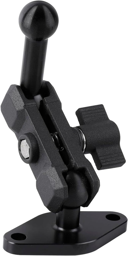 Aluminum AMPS to 17mm Ball Adapter with Extension Rod for Car Phone Holder, Compatible with Garmin GPS
