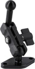 Aluminum AMPS to 17mm Ball Adapter with Extension Rod for Car Phone Holder, Compatible with Garmin GPS