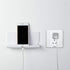 TXEsign Adhesive Wall Phone Tablet Holder Mount Stand for Smartphones, eReader, Wall Shelf (White)