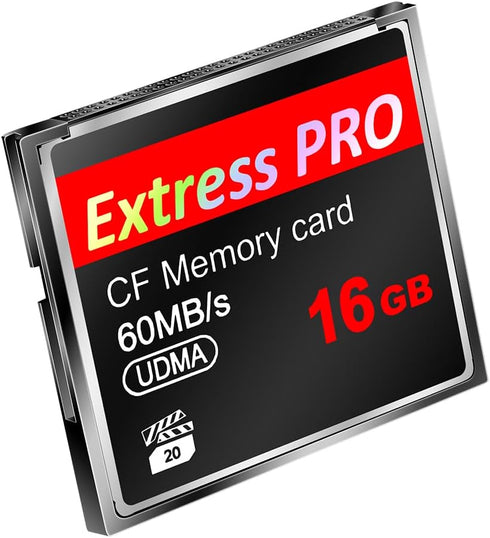 HuiErHui 16GB 60MB/s,Original Original CF Card,UDMA Speed Up to Camera Memory Card