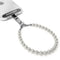 Beaded Phone Strap,Premium Crystal Pearl Lanyard Elegant Chain-Cute&Glossy Wrist Strap for Phone
