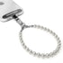 Beaded Phone Strap,Premium Crystal Pearl Lanyard Elegant Chain-Cute&Glossy Wrist Strap for Phone