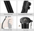 ciciglow Camera Monopod, Professional Telescopic Monopod Anti Slip, Aluminum Alloy Portable Travel Monopod Stand