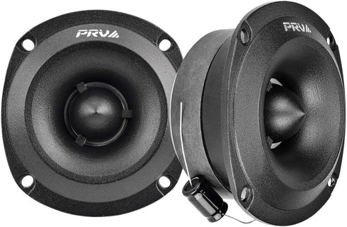 PRV Audio Super Tweeters Pair, 3.5 Inch Bullet Tweeters, 240 Watts, PRV Tweeter TW350Ti-4 Slim Titanium Bullet PRO