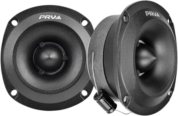 PRV Audio Super Tweeters Pair, 3.5 Inch Bullet Tweeters, 240 Watts, PRV Tweeter TW350Ti-4 Slim Titanium Bullet PRO