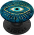 Yellow Evil Eye Blue PopSockets Standard PopGrip