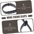 12pcs Silicone Cable Organizers Headphone Cord Keepers USB Cable Winders for Desk Nightstand Office Tangle Management