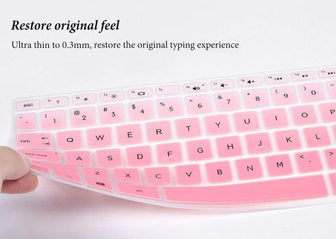Keyboard Cover for HP Stream 14 inch 14-ds/dg Series, Skin-Gradual Pink for 14-DS0013DX DS0023DX