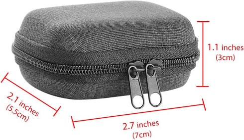 Linkidea Earbuds Carrying Case - Compatible with Anker Soundcore Liberty Air 2, Hard Shell Travel Bag (Dark Grey)