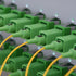 50PC Green SC Singlemode Fiber Optical Coupler, SC Female to SC Female APC Adapter for Network Internet Connector