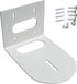 PTZ Camera Wall Mount Bracket, Universal Solid Metal Mount for All PTZ Cameras, Includes Mounting Screws (White)