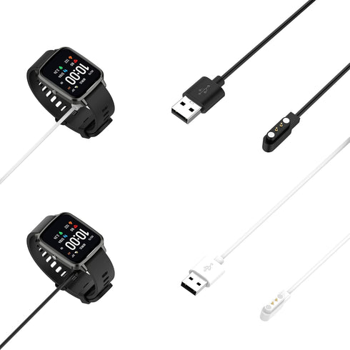 Replacement Charger for Anyloop Watch Mini, 1.9ft USB Magnetic Charging Cable for ALW1/LA32/AK47 Y2 (Black&White)