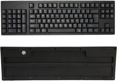 Dpofirs Left Handed Keyboard - 109 Keys Micro USB Ergonomic Layout, Plug and Play Office Keyboard for Business