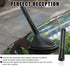 Yourkar 3.15 Inch Car Short Antenna, Aluminum Auto Roof Mount Short Antenna, Radio Antenna Mast Replacement with Screws