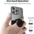 Phone Grip Holder, Adjustable Metal Ring Holder, Kickstand for iPhone, Samsung & Other Phones - Sky Black