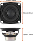 D-FLIFE 4pcs 2 Inch 10W 4 53MM Audio Speaker Driver Full Range Speaker Ohm Bluetooth Bass Loudspeaker for Repair