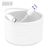 iMangoo USB to USB C Power Cable for CCTV Camera, 33FT Type C Power Extension Cable for Xiaomi Mi eufy Security Camera