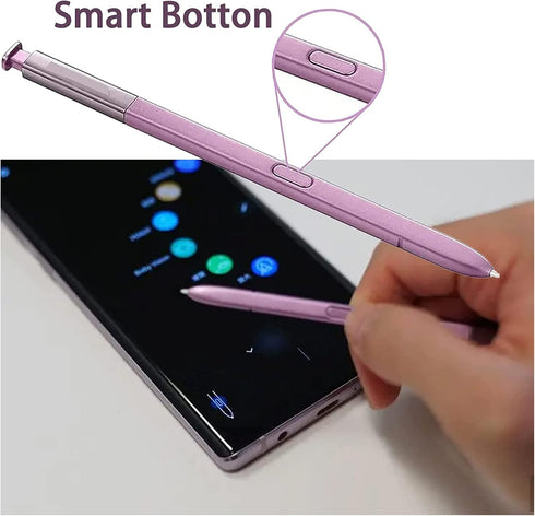 2 Pcs Galaxy Note 9 Stylus Pen Replacement, Without Bluetooth Touch S Pen for Samsung Galaxy Note 9 N960 (Lavender
