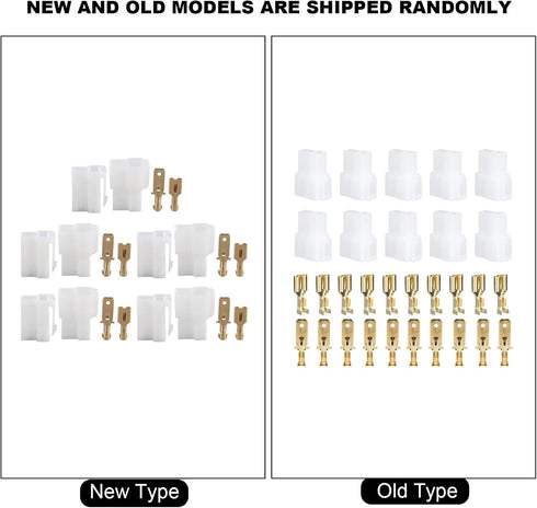 T Type Power Plug Cable Connectors Set, 2 Power Plug Fit for FT 7800R FT 8800R FT 8900R