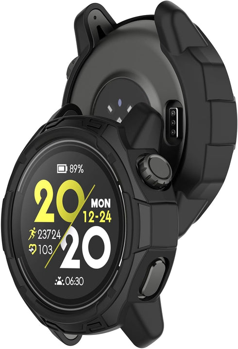 Compatible Soft TPU Protective Case Cover for Coros Pace 3 Smartwatch, Durable Black Watch Accessories