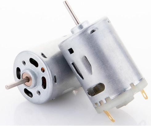 JING 6-12V 10000RPM 380 (2 Mini DC Motor High Torque Gear Motor for RC Boat Model Smart Cars DIY Toys - PCS)