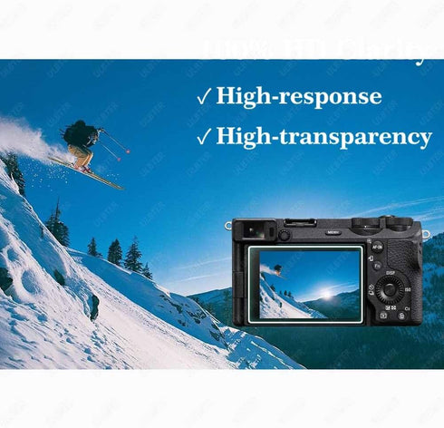 Screen Protector for Sony Alpha A7C II 7C II A7CII A7CR A6700 6700 A7C R Camera & Hot Shoe Cover, 0.3mm 9H Hardness