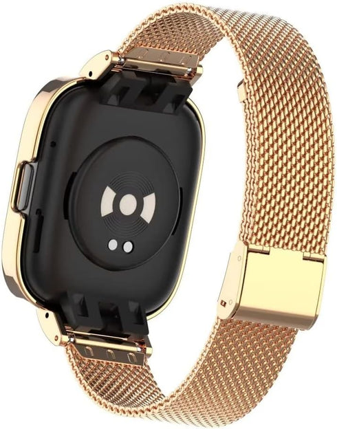Compatible for Redmi Watch 3 Bands, Stainless Steel Metal Replacement Strap for Xiaomi Redmi Watch 3 Smart Watch