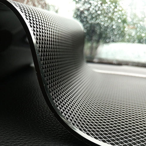 2 Pack Car Dashboard Anti-Slip Rubber Pad Grip Mat, Non-Slip Nano PU Gel Grip Heavy Duty Storage Pads