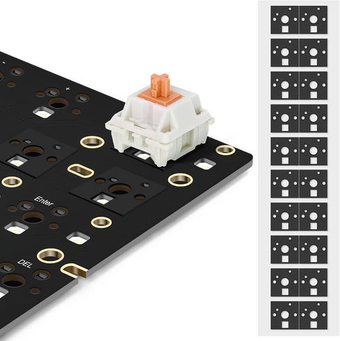 YIMAGUJRX RUNJRX Keyboard Foam Kit - Poron Switch Pads, YM40-Sponge Sound Dampening Foam for Mechanical Gaming