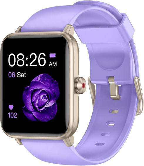 Smart Watch, Fitness Tracker with Heart Rate Monitor, Blood Oxygen, Sleep Tracking, 1.5 Inch Touchscreen for Android iOS