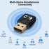 ANDHOT 6.0 11/10/8.1/7 USB Bluetooth Adapter for PC, Plug and Play EDR&BLE Bluetooth Adapter Blue Tooth Dongle Receiver