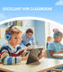 Upgrade USB Type C Kids Headphone for School, Foldable Lightweight On-Ear Headphones, 94dB Safe Volume Limited, HD