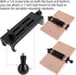 Aluminum Alloy Tablet Holder with 1" Ball Head, 360 Rotatable Tablet Mount for iPad and Other Devices from 4.7"-12.9",