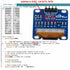 0.96" inch 0x3C 4pin 128x64-1306 3.3V-5V ESP8266 ESP32 (Pack 3) OLED Display Screen Module Address of S S - D Blue