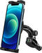 Cigarette Lighter Car Phone Mount with Dual USB Charger, Fast Charging Holder for iPhone 15 Pro Max, Samsung Galaxy