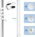 HelloBaby Flexible Baby Camera Mount Monitor Stand Baby Monitor Holder Attaches to Crib Cot Shelves or Furniture