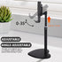 BESTOYARD 7.08 3.93 Inches Heart Shaped Desktop Tablet Stand, Valentine's Day Adjustable Metal Phone Holder for Desk