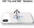 Transparent Phone Ring Holder Grip, 360 Degree Free Rotation, Clear Cell Phone Finger Ring Kick-Stand