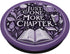 Just One More Chapter Bookish Botanical Purple PopSockets Standard PopGrip