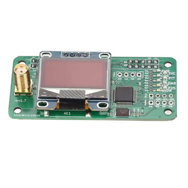 Gemer MMDVM Hotspot Module, Preloaded Firmware LED Display Hotspot Board SMA Connector for